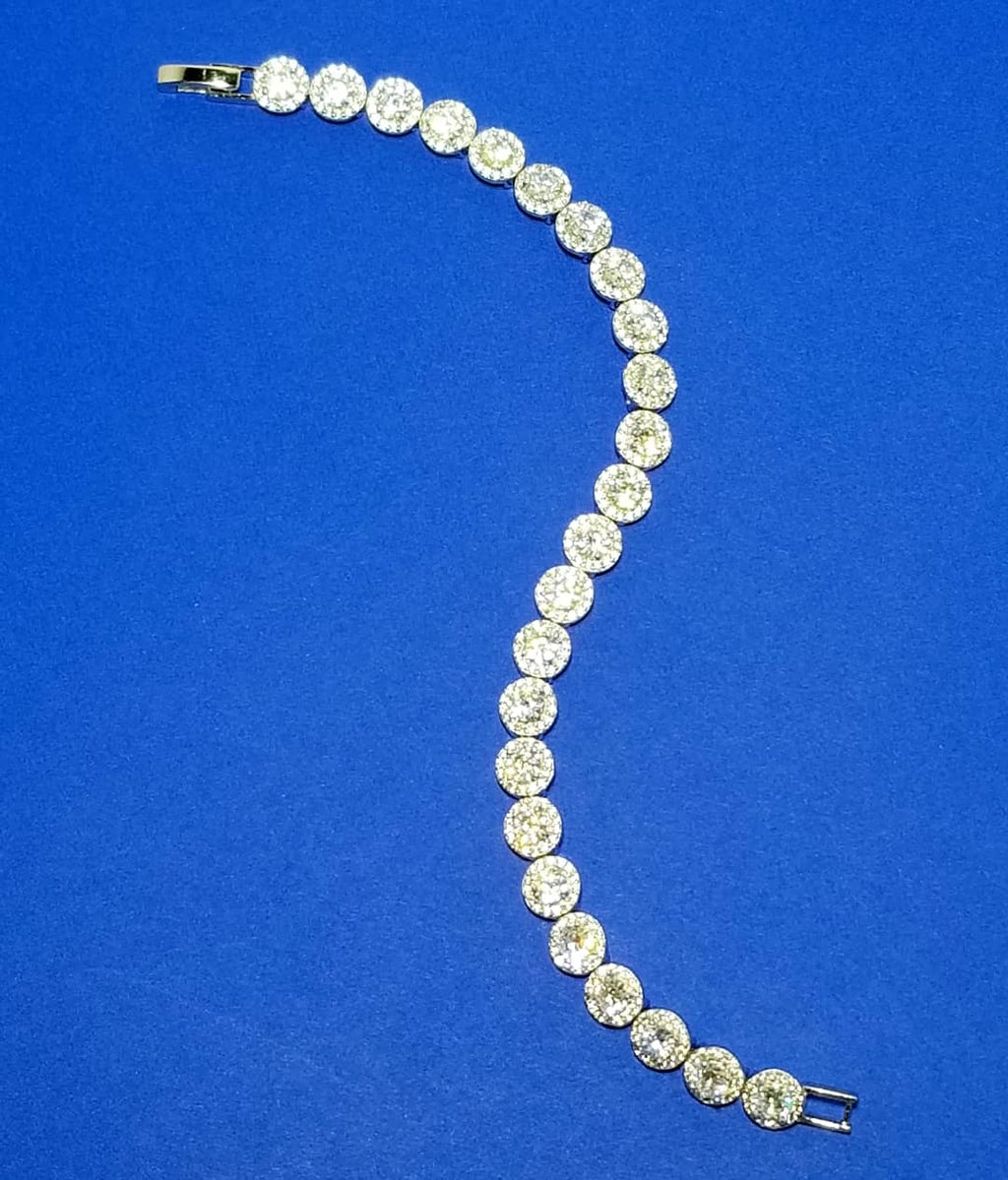 zirconia tennis bracelet leila jewels